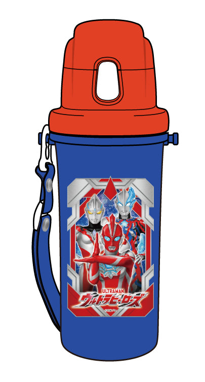 "Ultraman" Ultra Heroes Direct Drink Water Bottle SC-600B (July, 2025 Edition)