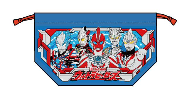"Ultraman" Ultra Heroes Kinchaku Lunch Box Bag KB-1 (July, 2025 Edition)