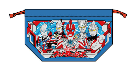 "Ultraman" Ultra Heroes Kinchaku Lunch Box Bag KB-1 (July, 2025 Edition)