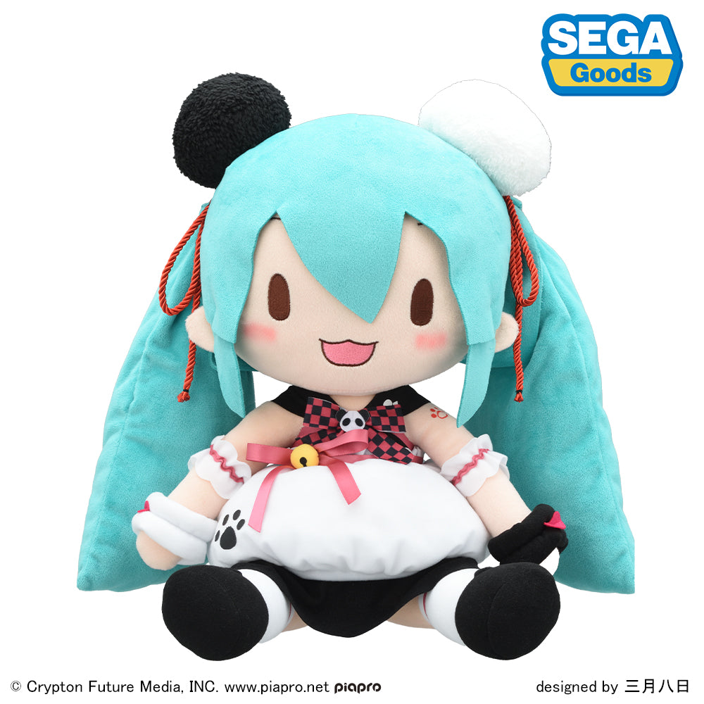 Hatsune Miku Panda Manju Fuwa Petit Plush LL