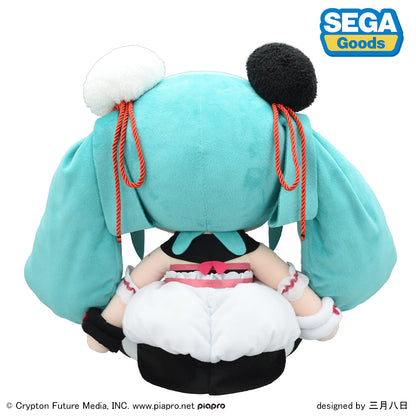 Hatsune Miku Panda Manju Fuwa Petit Plush LL