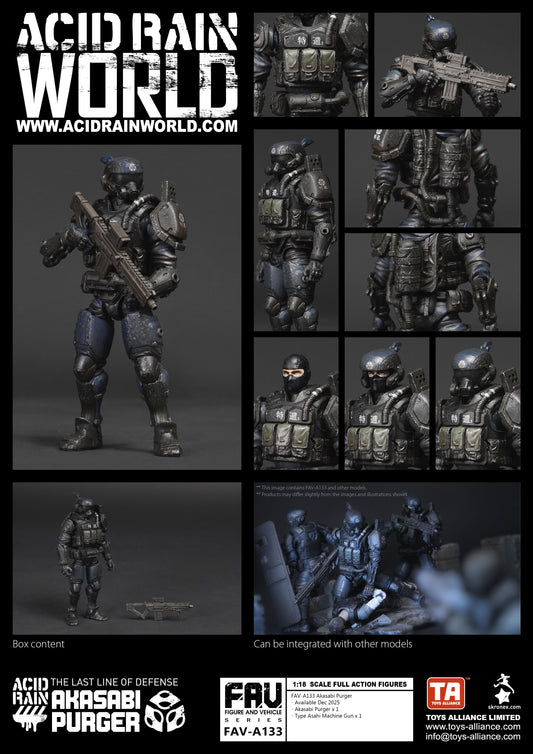 TOYS ALLIANCE LIMITED "ACID RAIN" 1/18 SCALE FAV-A133 AKASABI PURGER