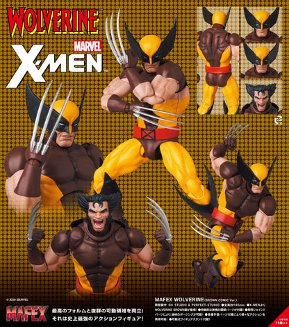 MAFEX "X-Men" Wolverine (Brown Comic Ver.)