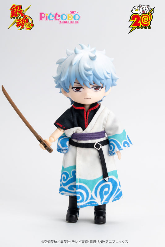 PICCODO ACTION DOLL "GINTAMA" SAKATA GINTOKI DEFORMED DOLL