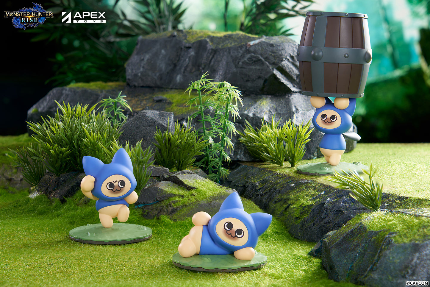 "Monster Hunter Rise" Felyne Cat Blind Box Figure